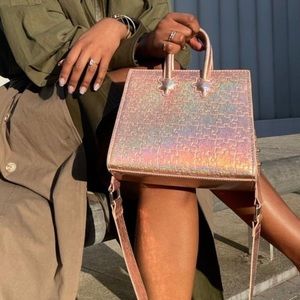 Daniel Diyepriye Ibukun Tiny Tote Pink Glitter
